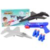 2in1 Dart Gun Airplane Launcher Blue