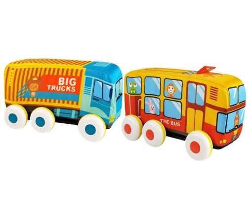 A Large Soft Motorized Bus For The Youngest