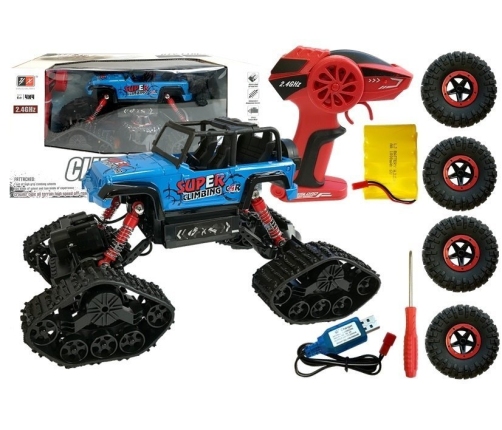 Offroad R/C Jeep Car 4x4 Blue