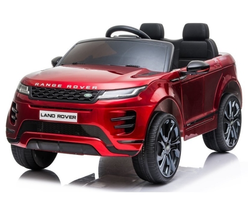 Divvietīgs bērnu elektromobilis Range Rover Evoque Red Painted