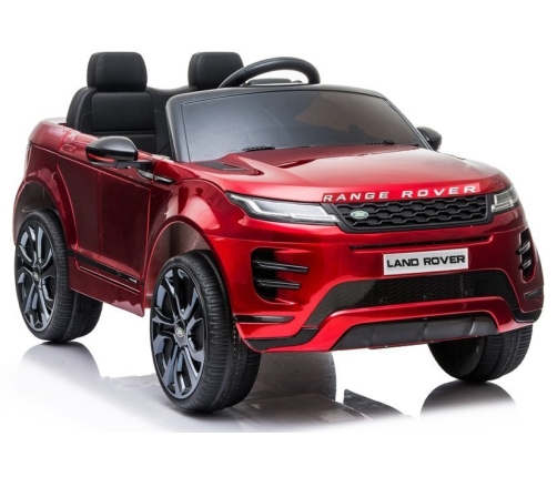 Divvietīgs bērnu elektromobilis Range Rover Evoque Red Painted