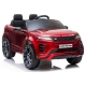 Divvietīgs bērnu elektromobilis Range Rover Evoque Red Painted