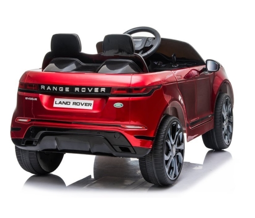 Divvietīgs bērnu elektromobilis Range Rover Evoque Red Painted