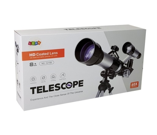 Teleskop Luneta Edukacyjny Astronomia Odkrywca 60x