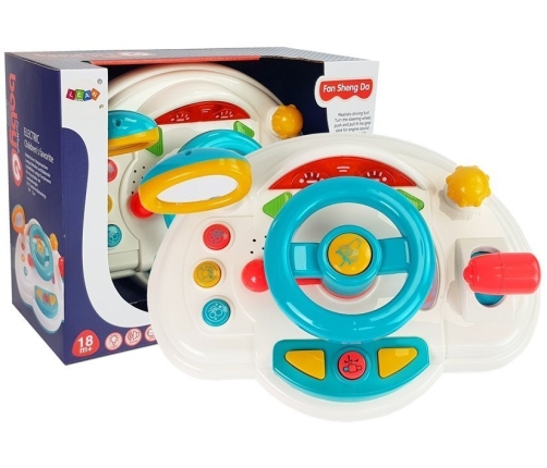 Interactive Baby Steering Wheel Horn Sound Light