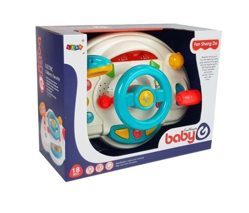 Interactive Baby Steering Wheel Horn Sound Light