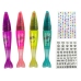 Nail Painting Set Nail Lacquers Pens Coloured Stickers