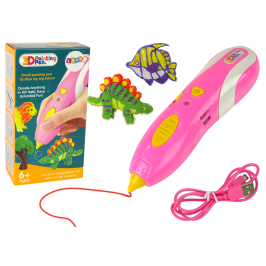 3D PRINTER PEN SET + REFILLS COLOUR PINK