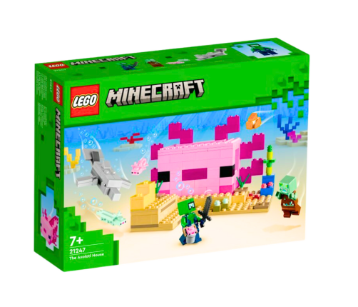 LEGO MINECRAFT AXOLOTL House 21247