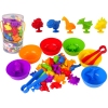 Educational colour sorting toy Dinosaurs 30 pieces