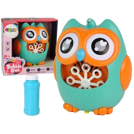 Soap Bubble Machine Owl Sound Mint