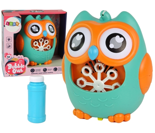 Soap Bubble Machine Owl Sound Mint