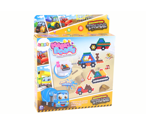 DIY Water Beads Set Magic Beads 8 Colors Construction Vehicles