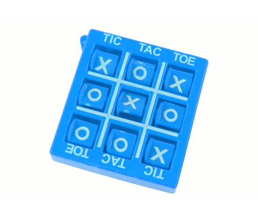 Tic Tac Toe Game 4.5 cm Blue