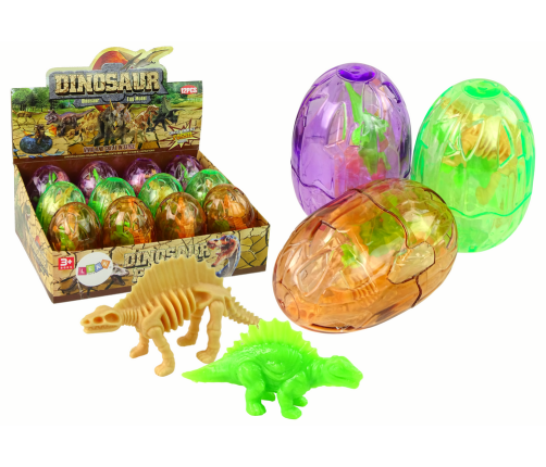 Large Dinosaur Egg 2 Dinosaur Egg Figures 9 cm