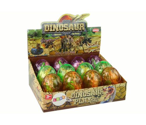 Large Dinosaur Egg 2 Dinosaur Egg Figures 9 cm