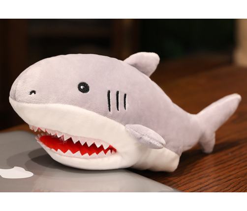 Plush Shark Puppet Mascot 30 cm