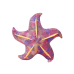 Mascot Plush Starfish Purple Pillow 45 cm