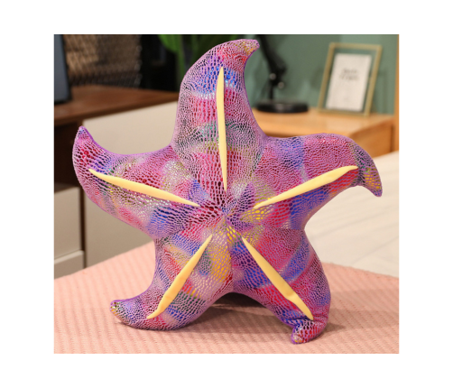 Mascot Plush Starfish Purple Pillow 45 cm