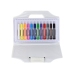 Set of Colored Acrylic Markers in a Suitcase, 12 Pieces