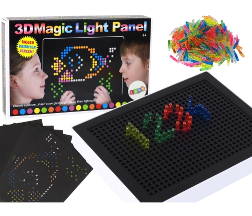 Magic Educational Board 3D Illuminated Puzzle 180 pieces.