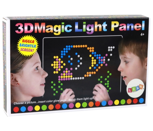 Magic Educational Board 3D Illuminated Puzzle 180 pieces.