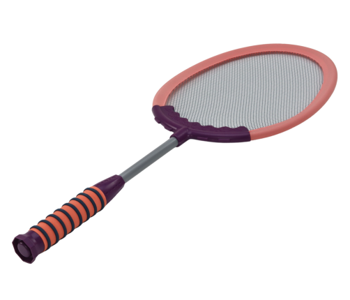 Set of 2 Badminton rackets, 2 Badminton shuttles, pink