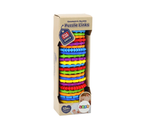 Colorful sensory bracelets for babies, 24 pieces