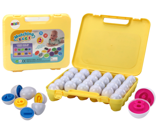 Educational Eggs In Suitcase Puzzle Learning Color Numbers