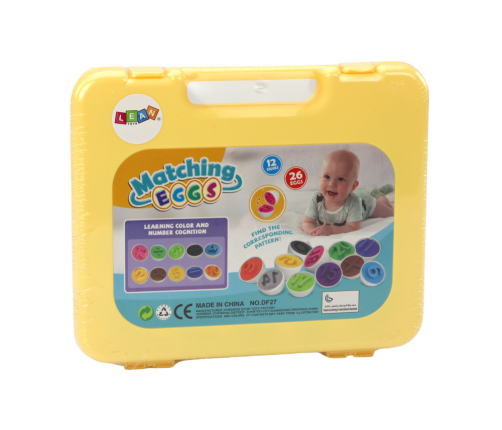 Educational Eggs In Suitcase Puzzle Learning Color Numbers