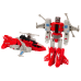 Robot-Helicopter 2in1 Transformation X-Warrior Red