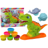 Dinosaur Playdough Set 6 Colors Dolphin Molds Scallop