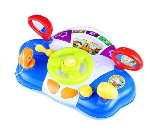 Interactive Steering Wheel For Children Dashboard Sounds