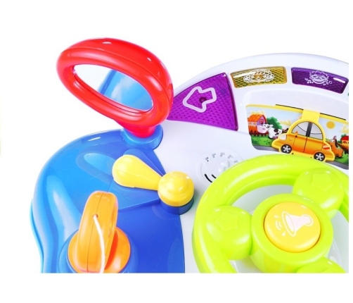 Interactive Steering Wheel For Children Dashboard Sounds