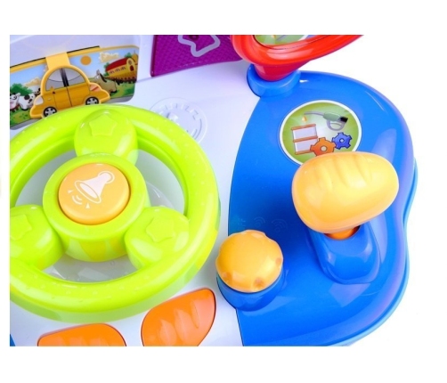 Interactive Steering Wheel For Children Dashboard Sounds