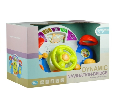 Interactive Steering Wheel For Children Dashboard Sounds