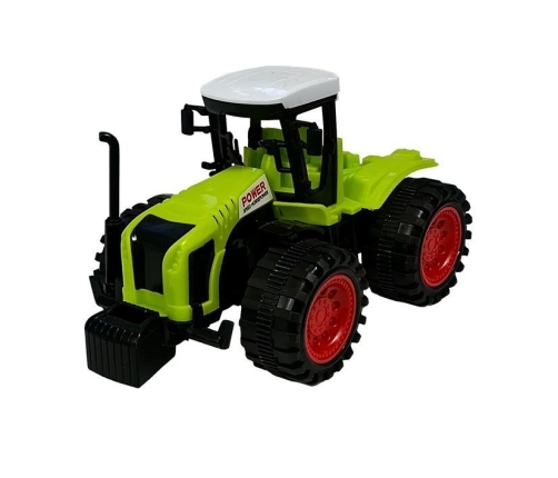 Set of Vehicle Farmer Tractor