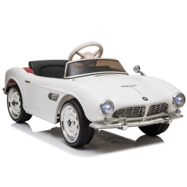 Electric Ride-On Car BMW Retro White