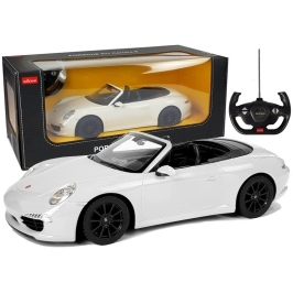 Car R/C Porsche 911 Carrera S Rastar 1:12 White