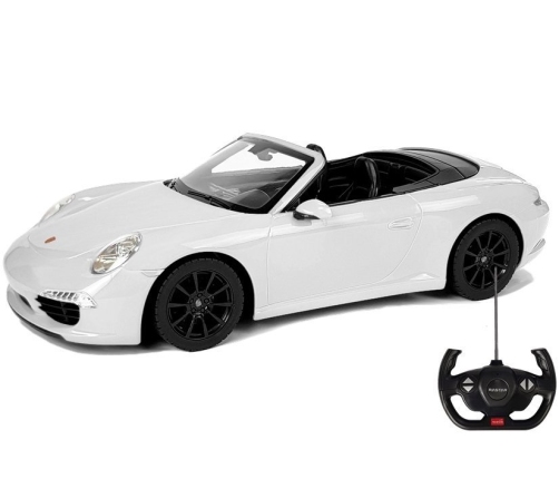 Car R/C Porsche 911 Carrera S Rastar 1:12 White