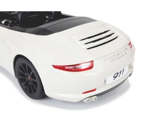 Car R/C Porsche 911 Carrera S Rastar 1:12 White