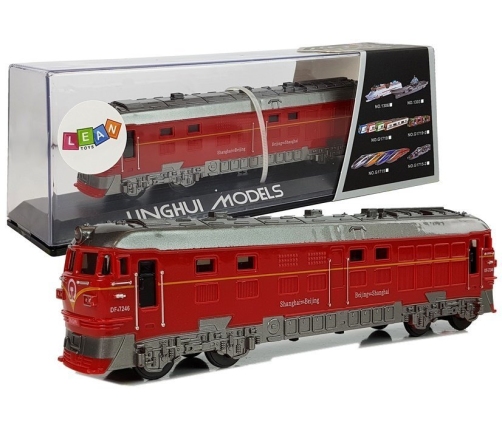 Train Pendolino Locomotive with Light and Sound Red