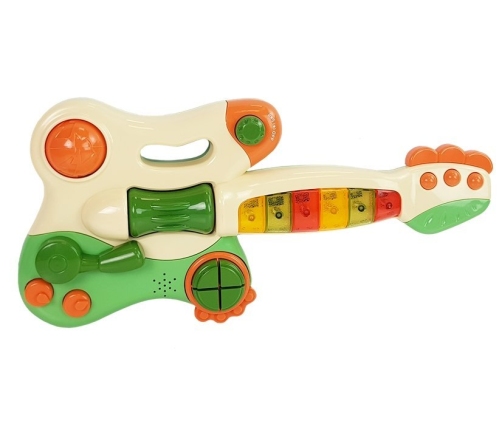 Interactive Baby Piano Guitar Sound Light Green