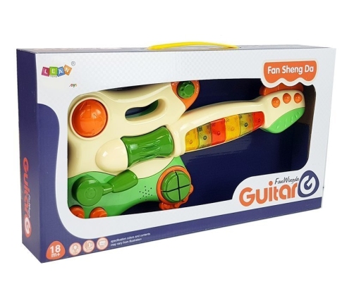 Interactive Baby Piano Guitar Sound Light Green