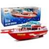 Rescue Boat Battery Boat 4 Directions Red