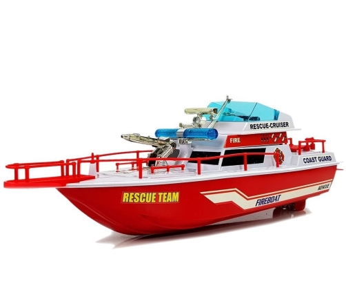 Rescue Boat Battery Boat 4 Directions Red