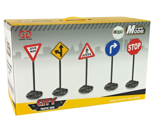 Big Set of Educational Road Signs 82 cm