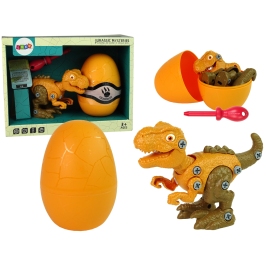 Dinosaur Tyrannosaurus Rex set with Egg DIY Screwdriver Orange