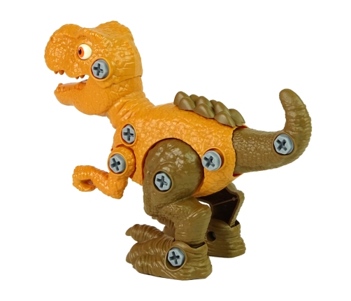 Dinosaur Tyrannosaurus Rex set with Egg DIY Screwdriver Orange