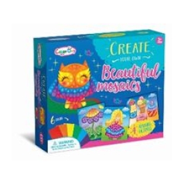 Creative Set Colorful Mosaic Owl Scrapbook